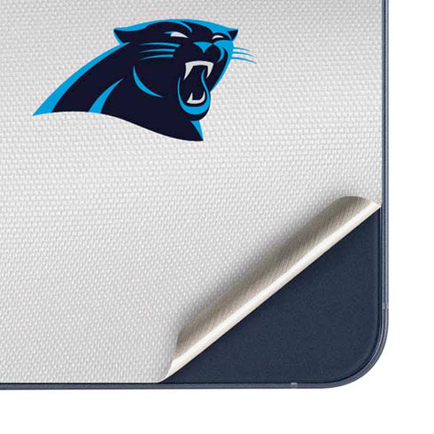 NFL Carolina Panthers White Striped Galaxy A35 5G Skin